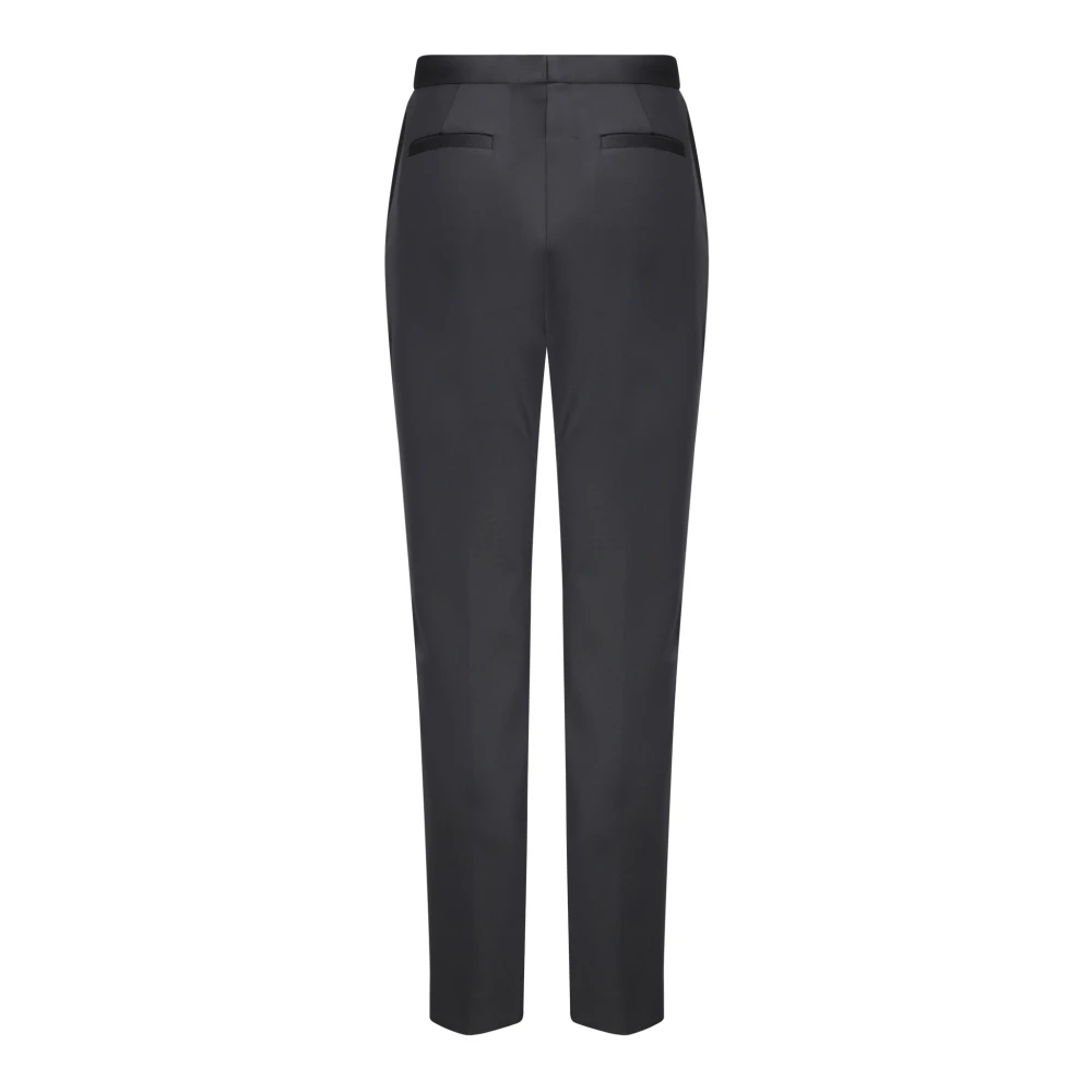 Fabiana Filippi Hoge Taille Scuba Stof Broek Black Dames