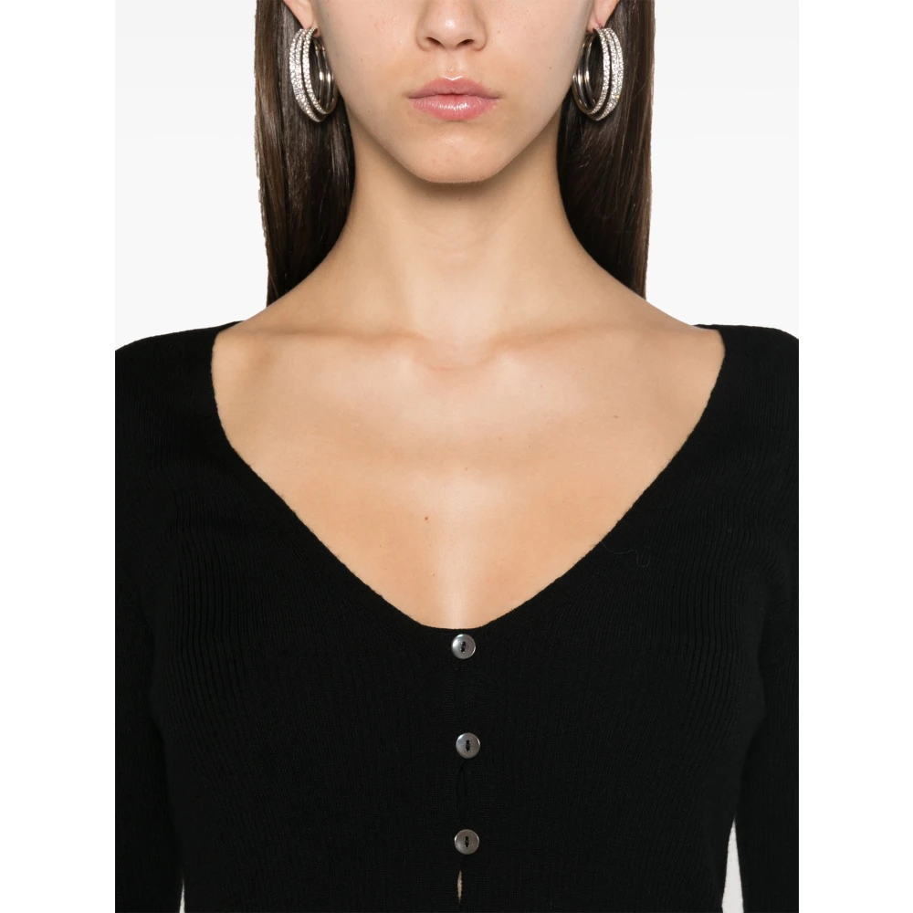 P.a.r.o.s.h. Zwarte Cardigan Trui Black Dames