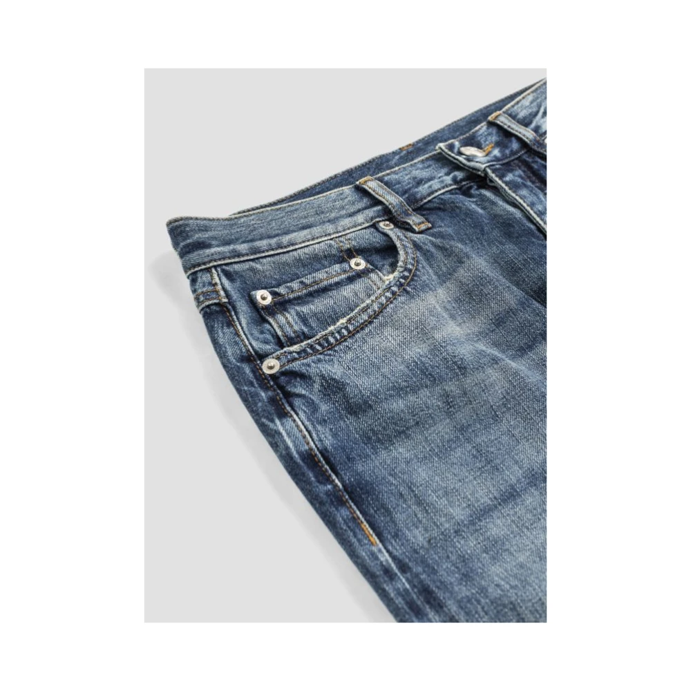 Burberry Japanse Denim Straight Fit Jeans Blue Heren
