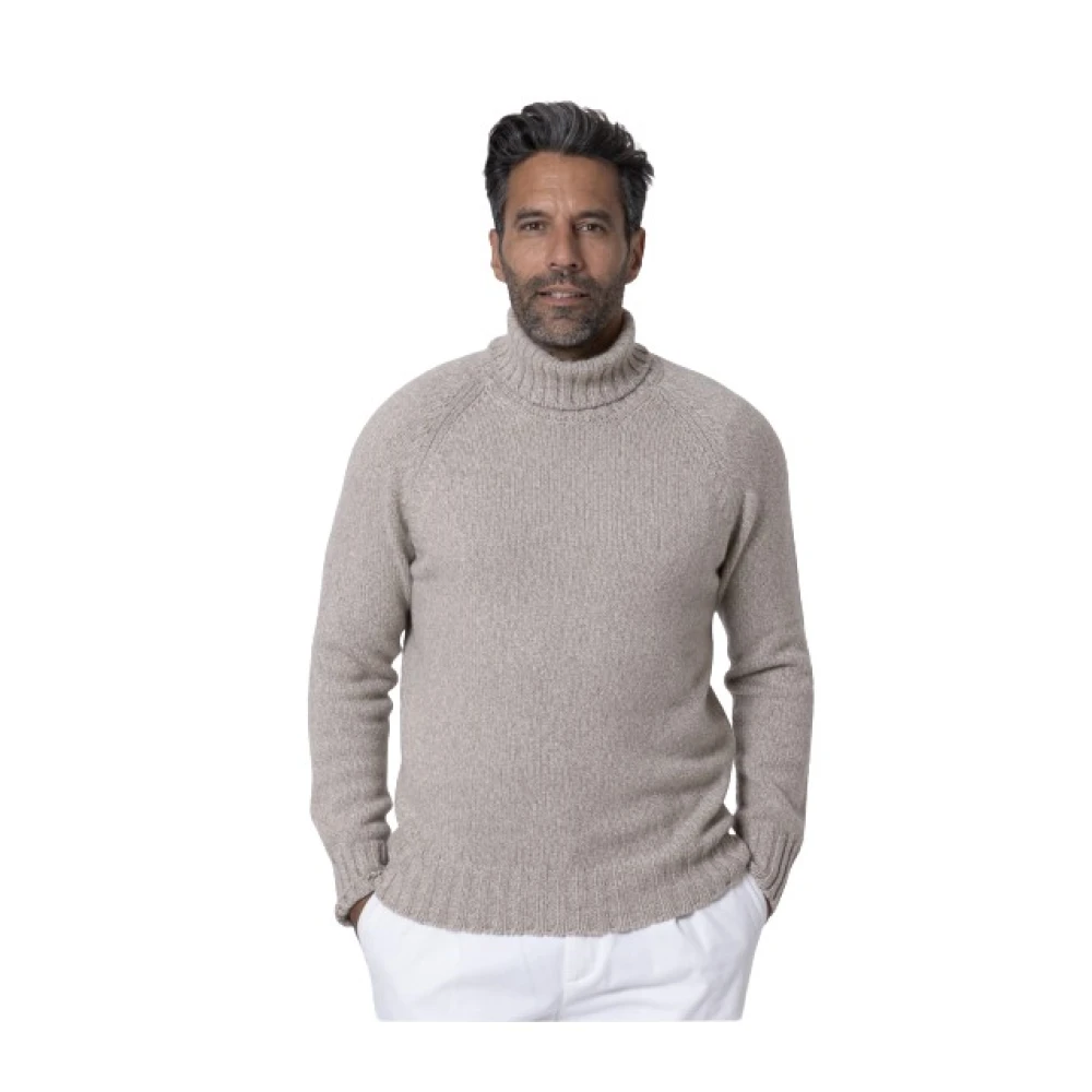 Gran Sasso Beige Eco-Kasjmier Coltrui Gray Heren