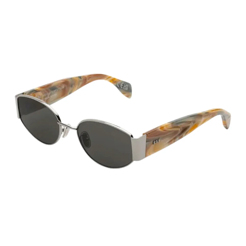 Retrosuperfuture Unisex Green Bqi X Boogie Sunglasses Metal Beige Round Normal - Image 2