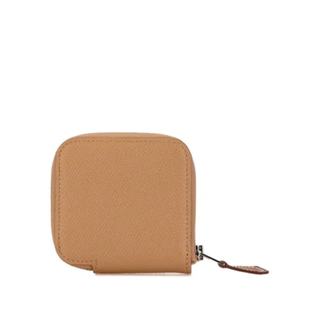 Hermès Vintage Pre-owned Leather wallets Brown Dames