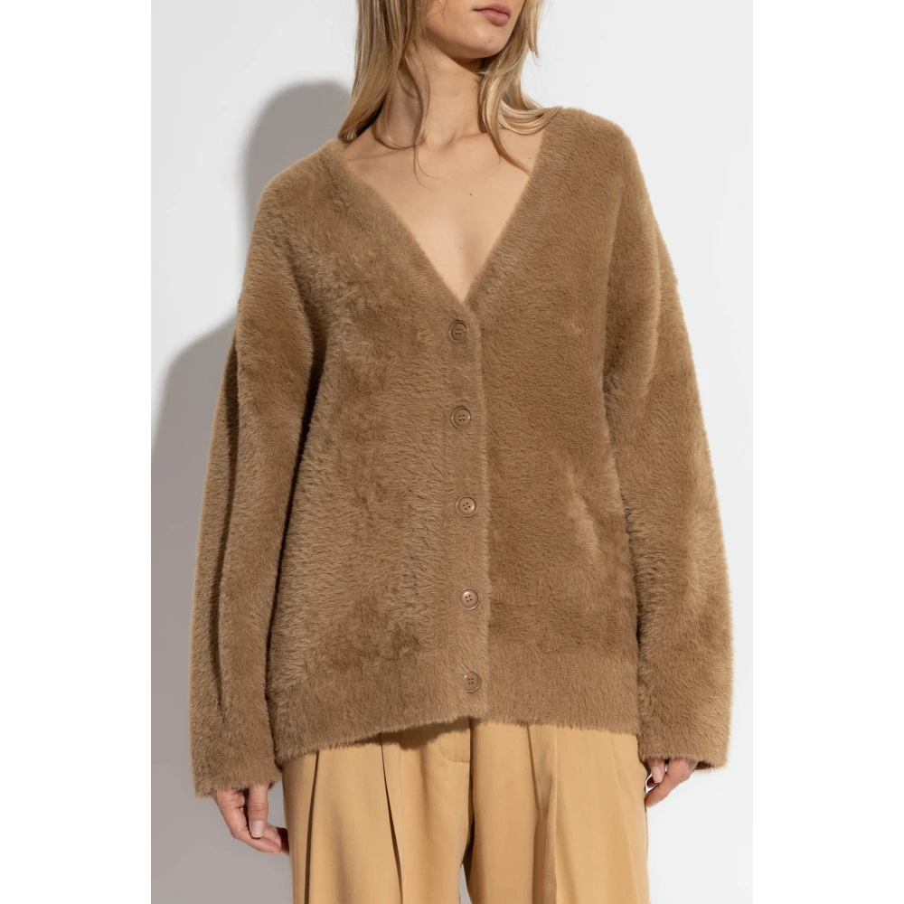 Forte Vest met decoratieve afwerking Beige Dames