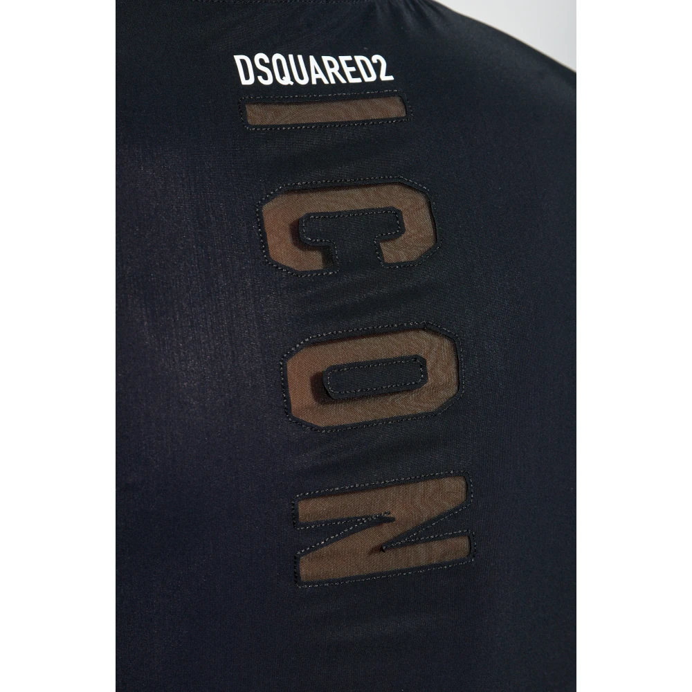 Dsquared2 T-shirt uit de 'Underwear' collectie Black Heren