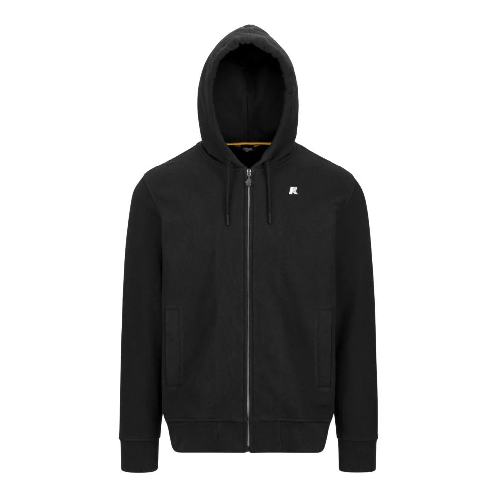 K-Way Uomo Nero Felpe, Xl, New,