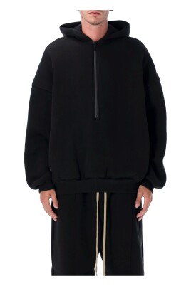 black-knitwear-half-zip-hoodie-aw25