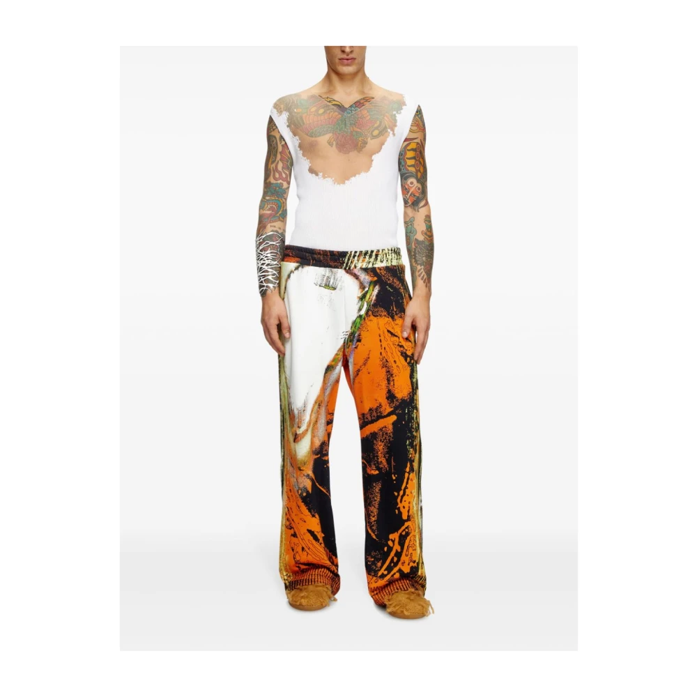 Diesel Pop Print Trainingsbroek Multicolor Heren