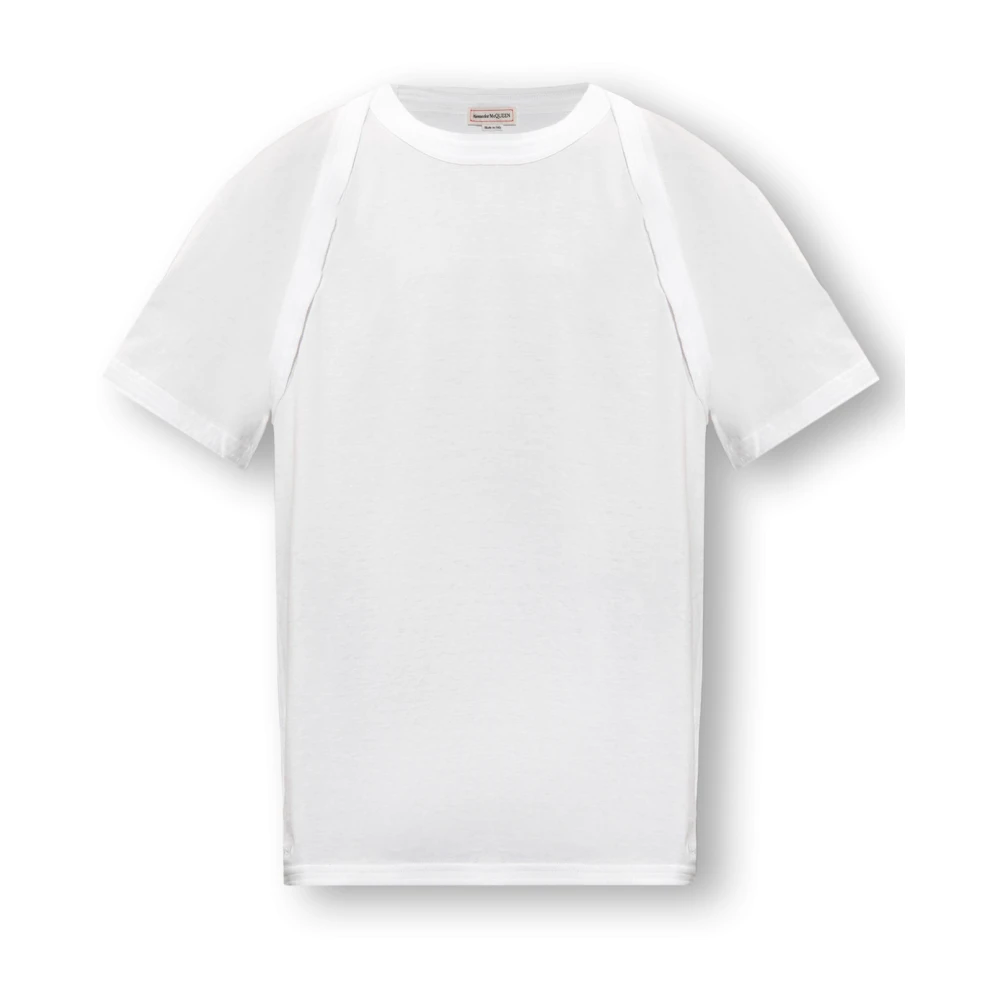 Alexander mcqueen T-shirt met logo White Heren