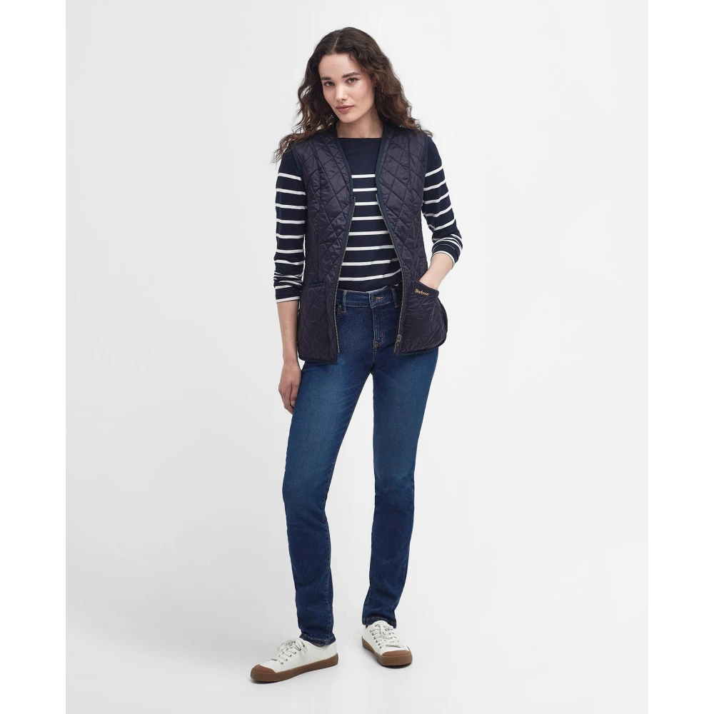 Barbour Betty Fleece Gevoerd Vest Blue Dames