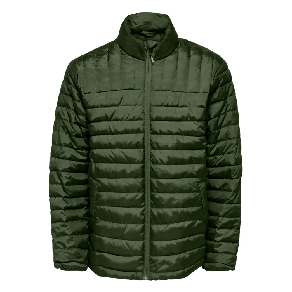 Only & Sons Gewatteerde jas Green Heren