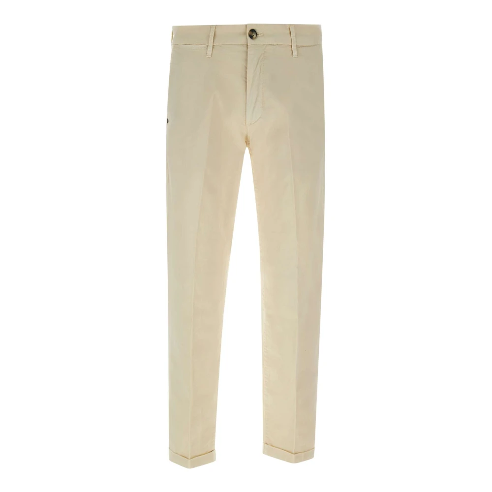 Re-Hash Men's Beige Mucha Chinos - Straight Trousers - W32 - Trousers