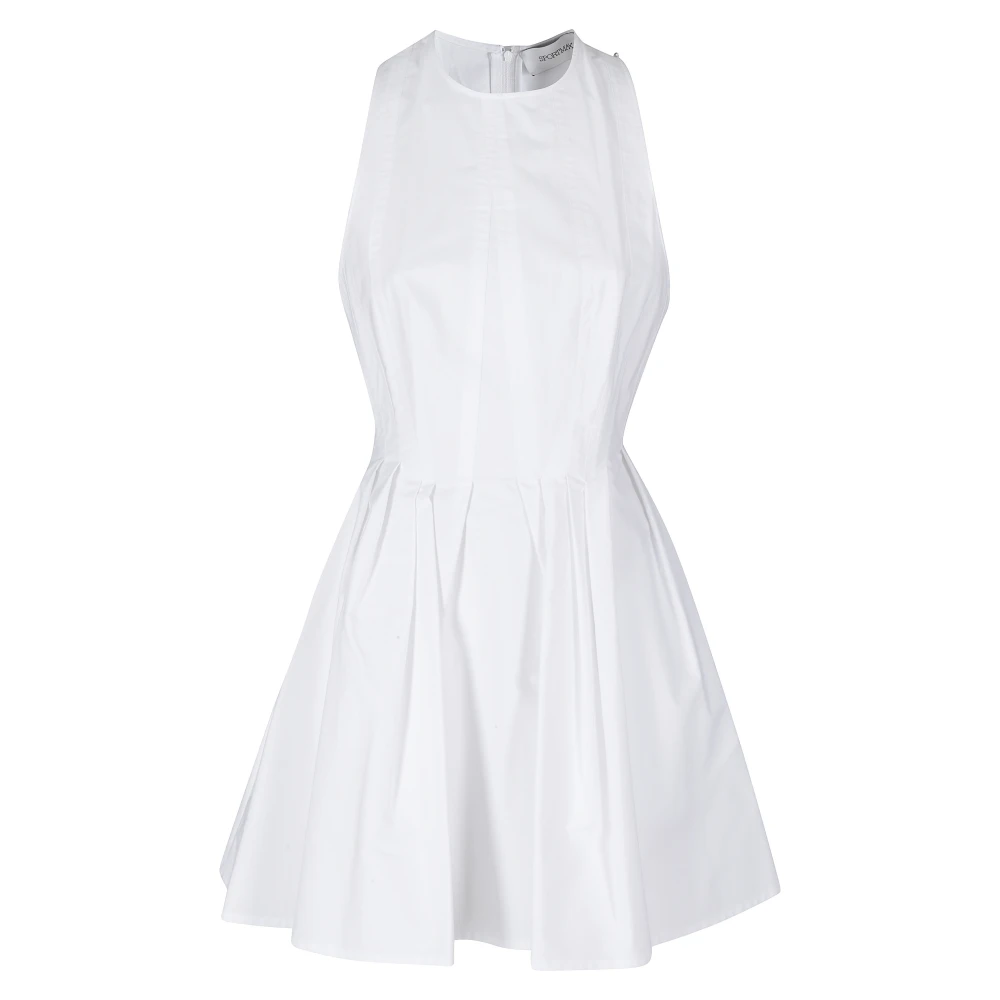 Sportmax Women's White Mini Ara Dress - Short Dresses - S - Dresses