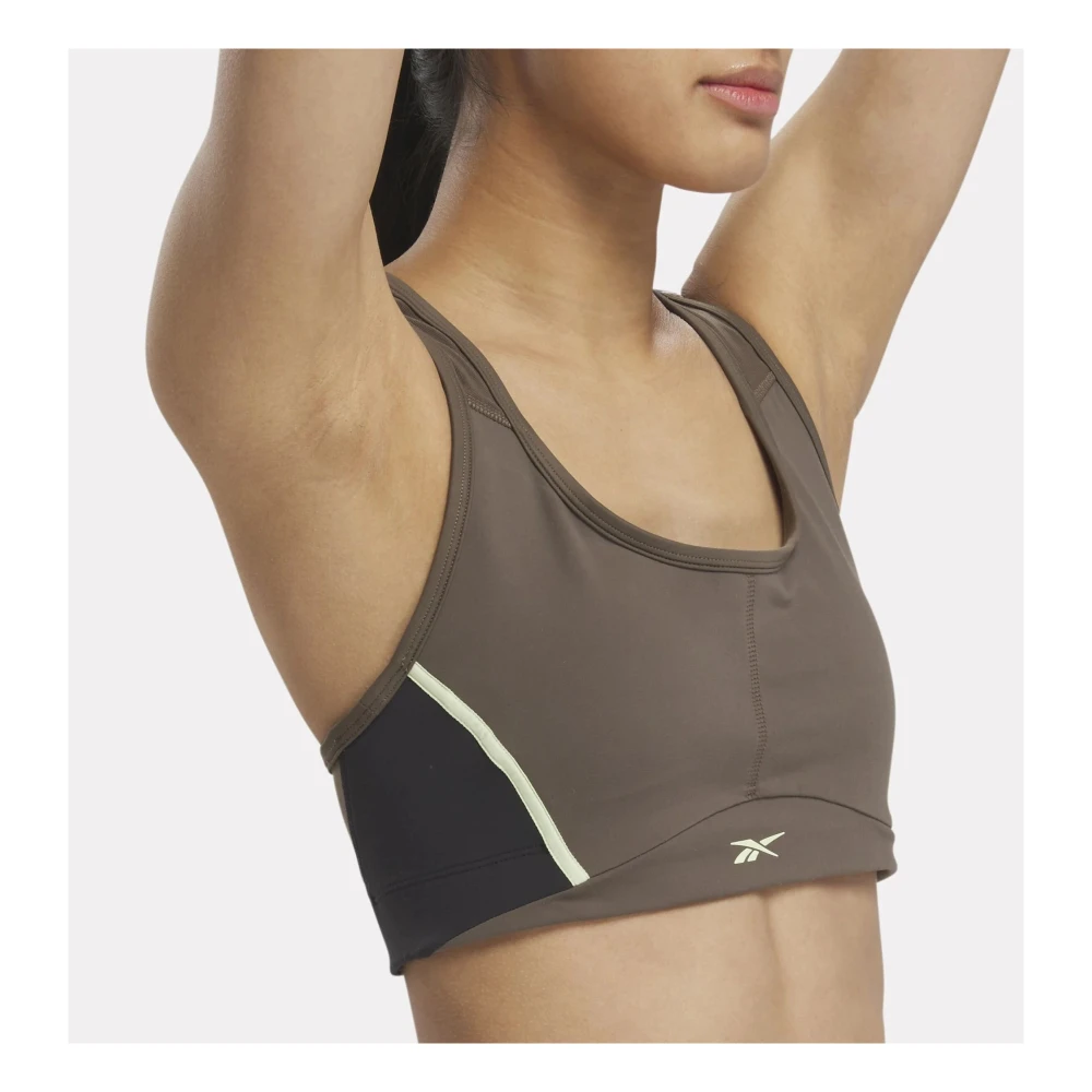Reebok Racer Bra Luxe Stijl Beige Dames