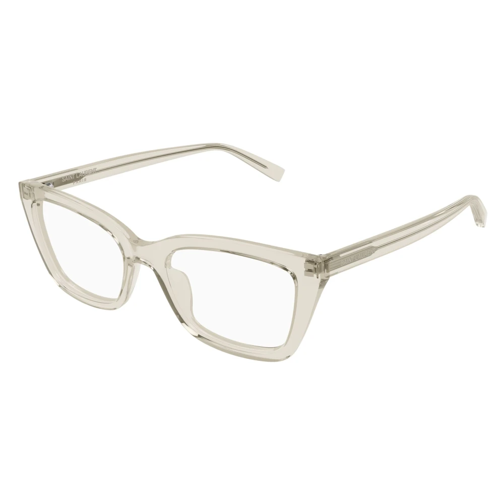 Saint Laurent Unisex Beige Glasses, 53 Mm, Sl 911