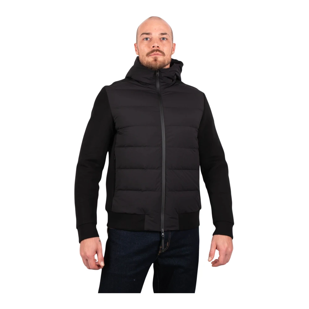 Duno Capuchonjas in zwart Black Heren