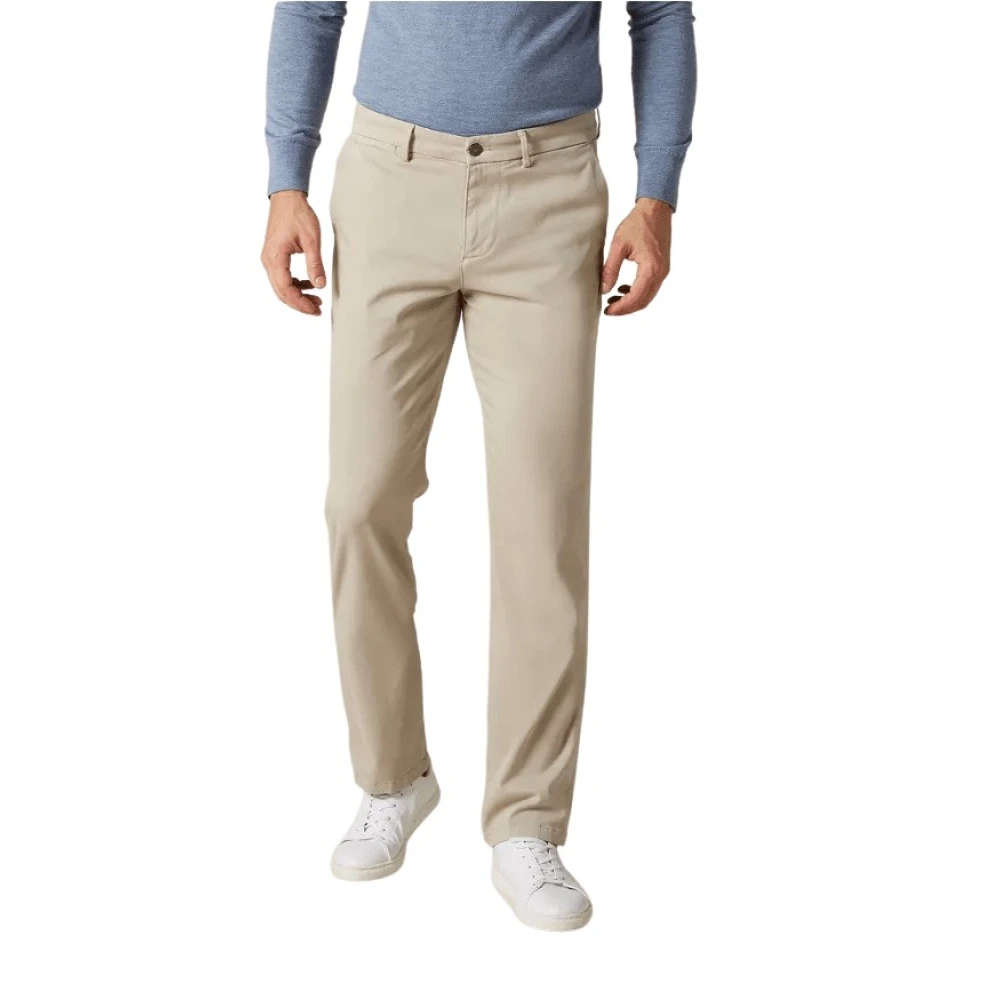 7 For All Mankind Jeans Straight Bleu Beige Heren