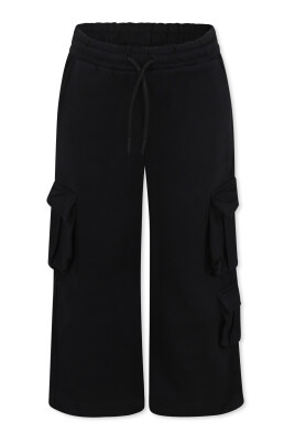 pantalon-cargo-sportif-en-coton-noir