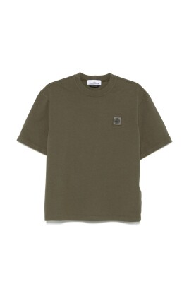compass-patch-cotton-t-shirt-khaki