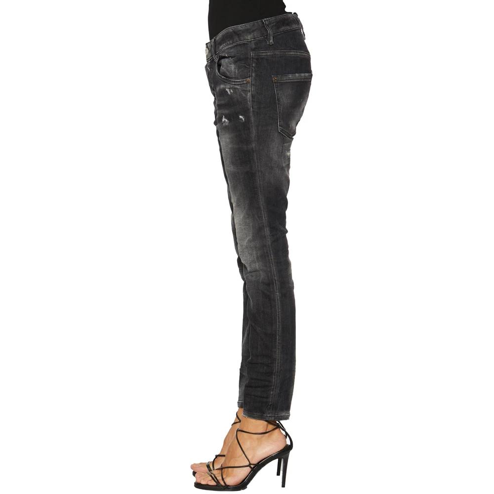 Dsquared2 Cool Girl Katoenen Jeans Black Dames