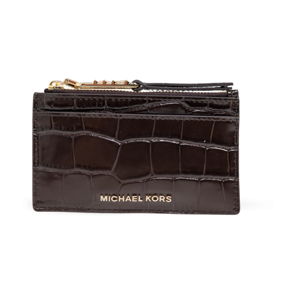 Michael Kors Kaart Holder Brown Dames