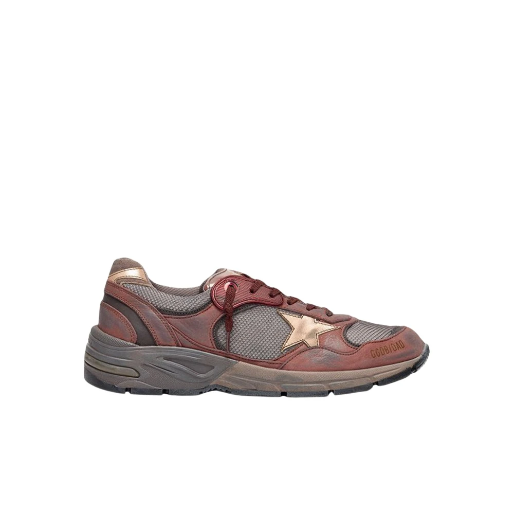 Golden Goose Running Dad New Net Nabuk And Leather Heren Schoenen Veelkleurig Multicolor