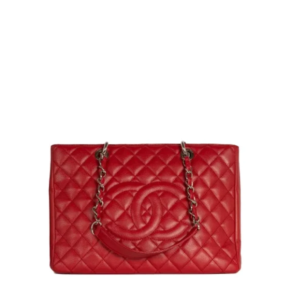 Chanel Vintage Pre-owned Leather chanel-bags Red Dames