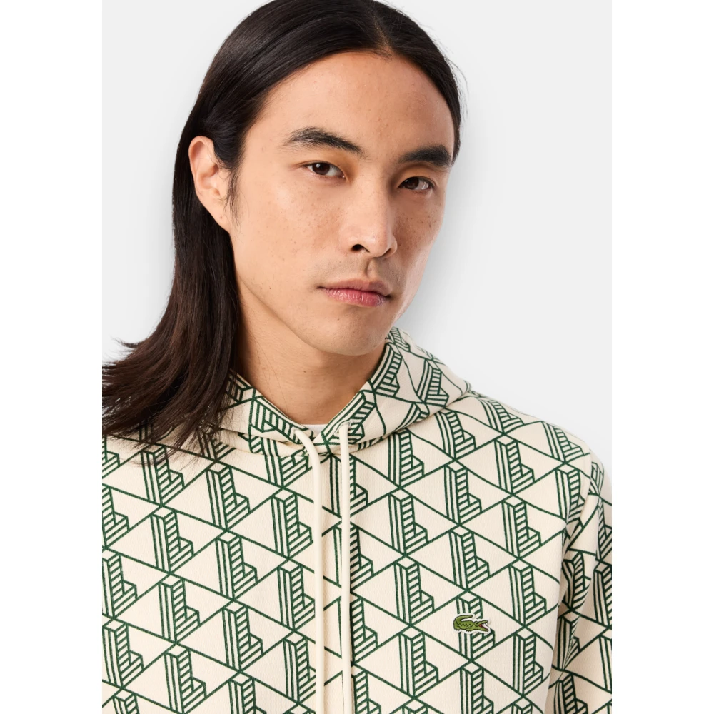 Lacoste Monogram Hoodie Sweatshirt Multicolor Heren