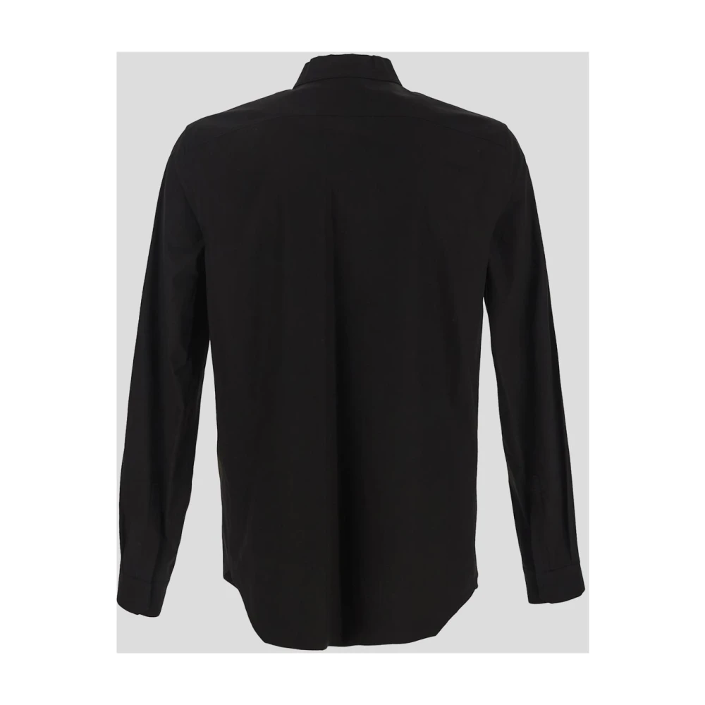 Rick Owens Snap Collar Faun Shirt Black Heren