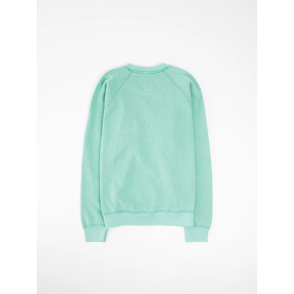 Wild Donkey Vintage Ketchikan Crew Sweatshirt Green Heren