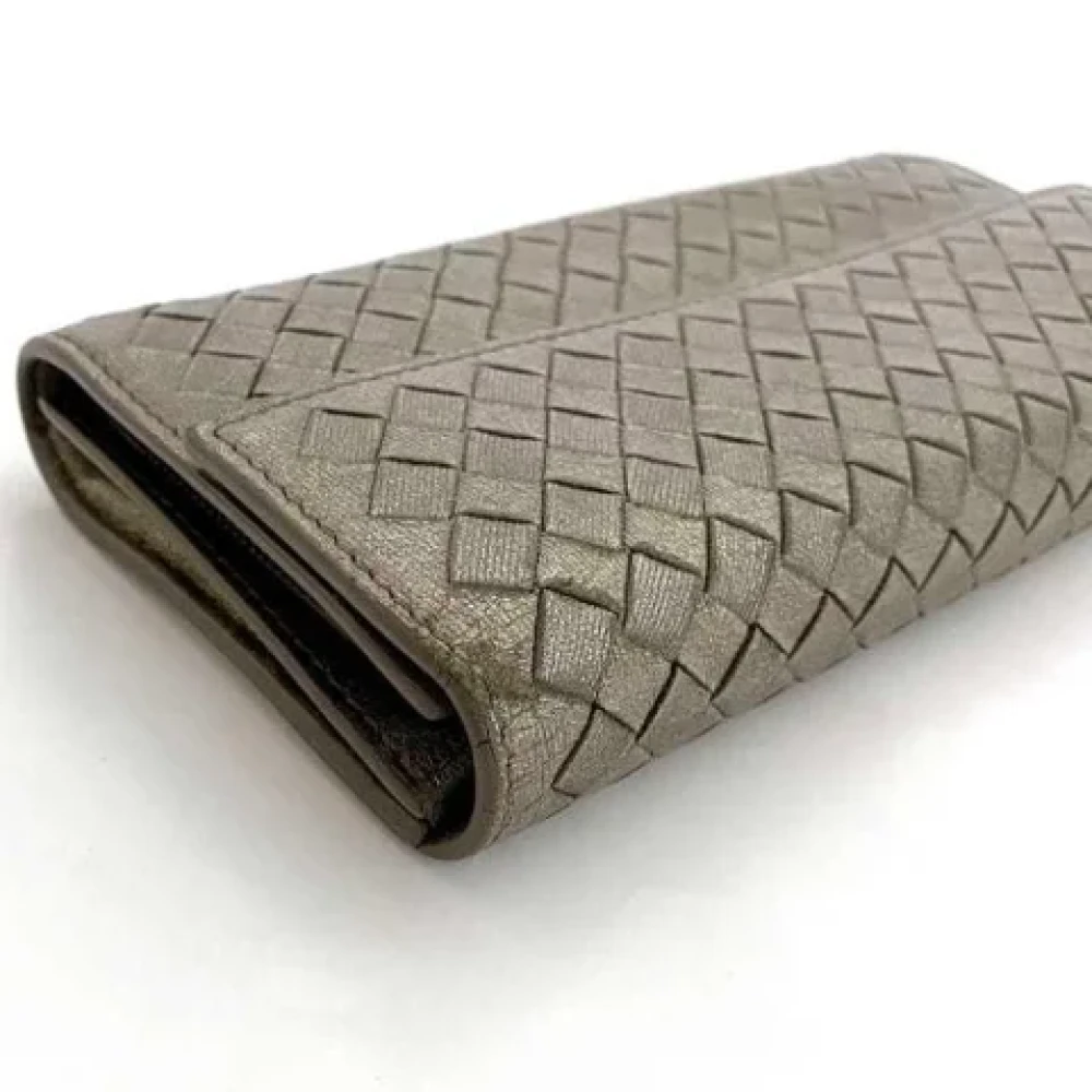 Bottega Veneta Vintage Pre-owned Leather wallets Brown Dames