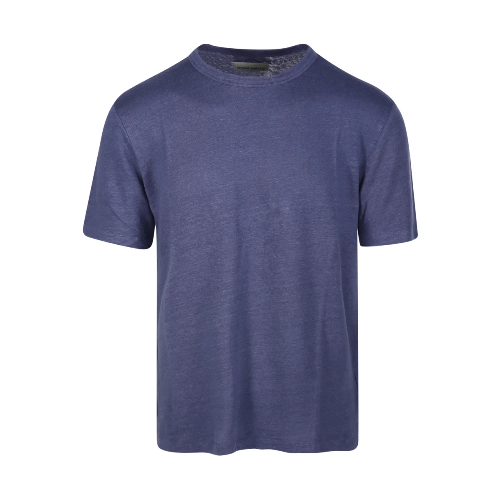 Officine Générale Nightshadow T-Shirt Blue Heren