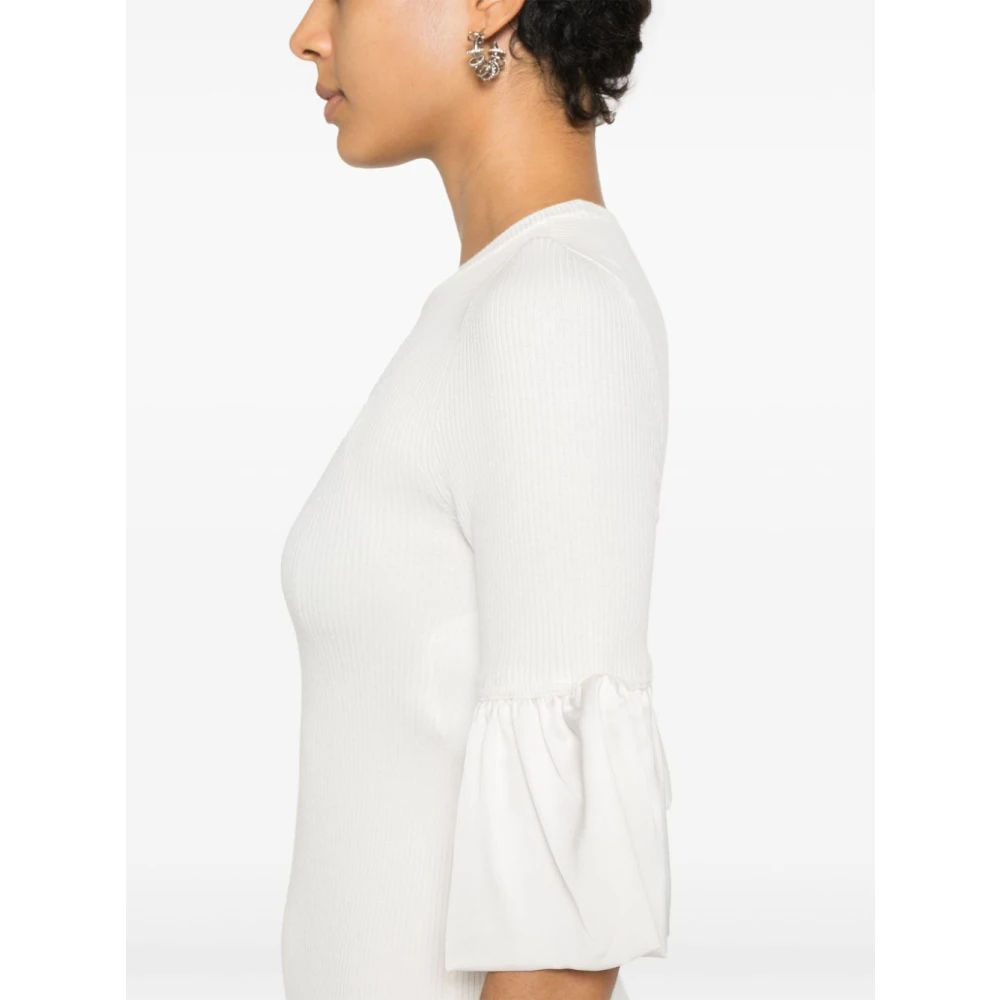 Twinset Witte Gebreide Top White Dames