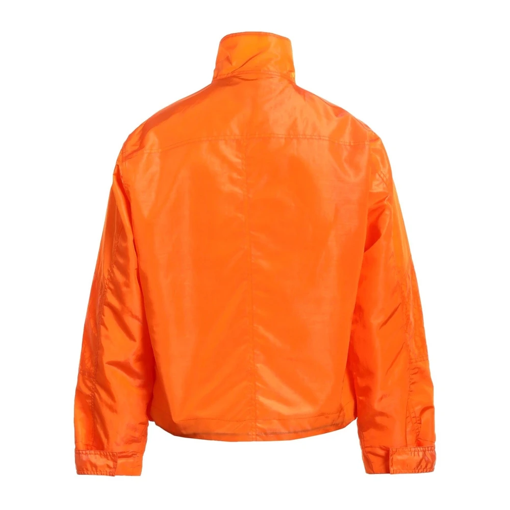 Dior Windjack met trekkoord taille Orange Heren