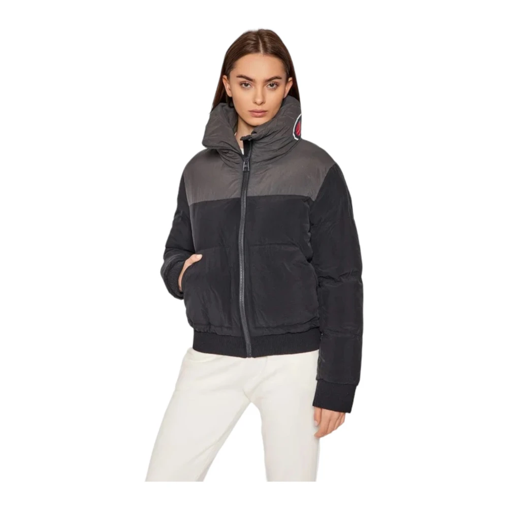 Champion Winter Jackets Black Dames