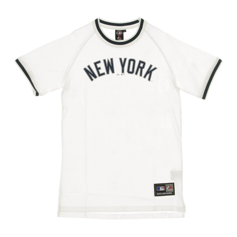 Majestic filatures Freeman Long Line Heren T-shirt White Heren