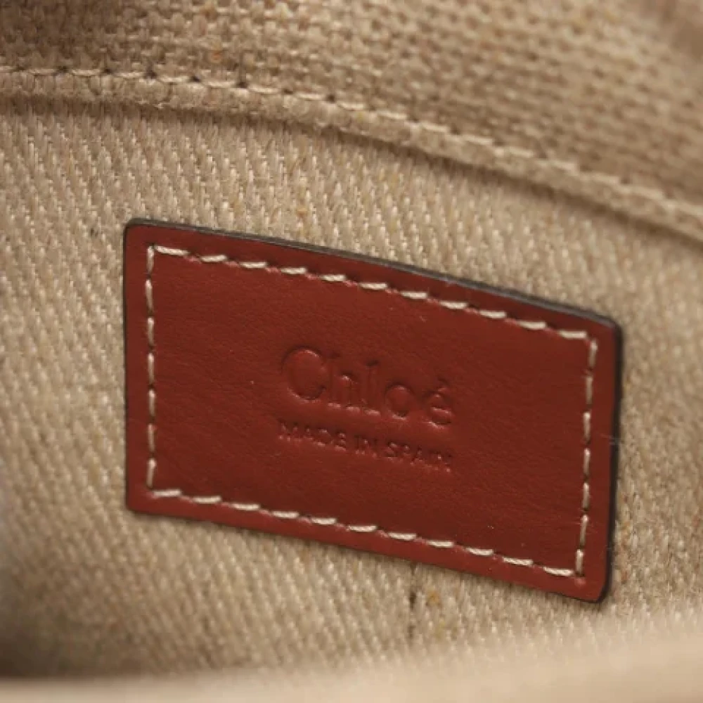 Chloé Pre-owned Canvas handbags Beige Dames