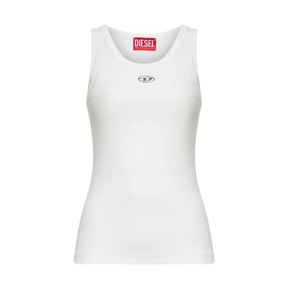 Diesel Donna Bianco Top, L, New,