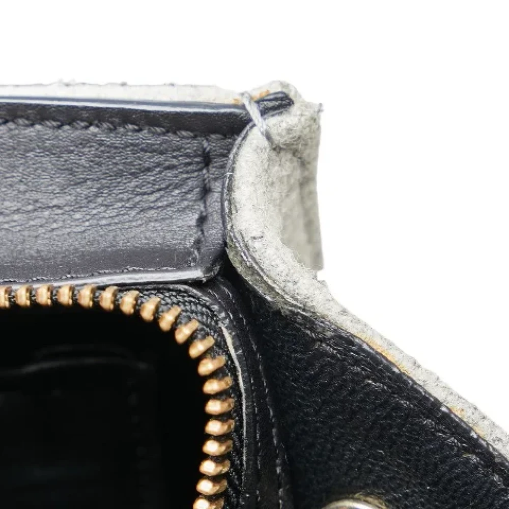Celine Vintage Pre-owned Canvas celine-bags Gray Dames