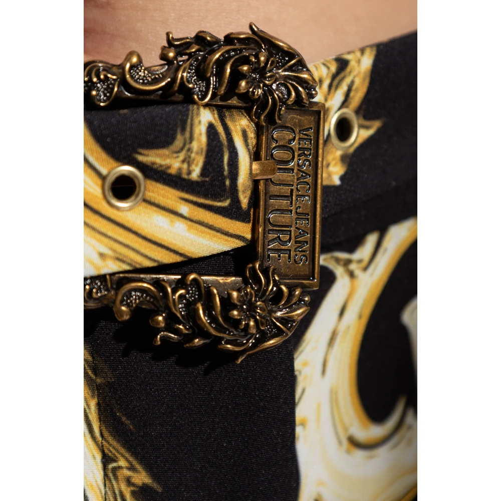 Versace Jeans Couture Broek met patroon Multicolor Dames