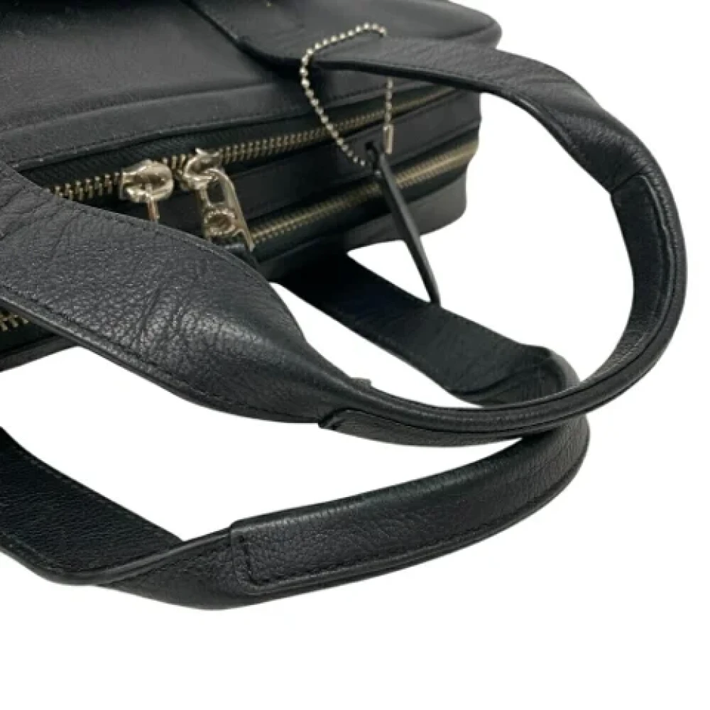 Coach Pre-owned Leather handbags Black Dames