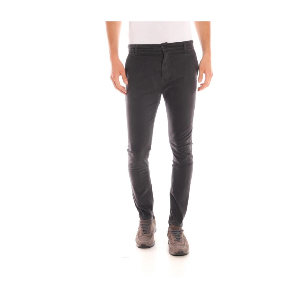 Daniele Alessandrini Men's Gray Chinos, W36, Chinos