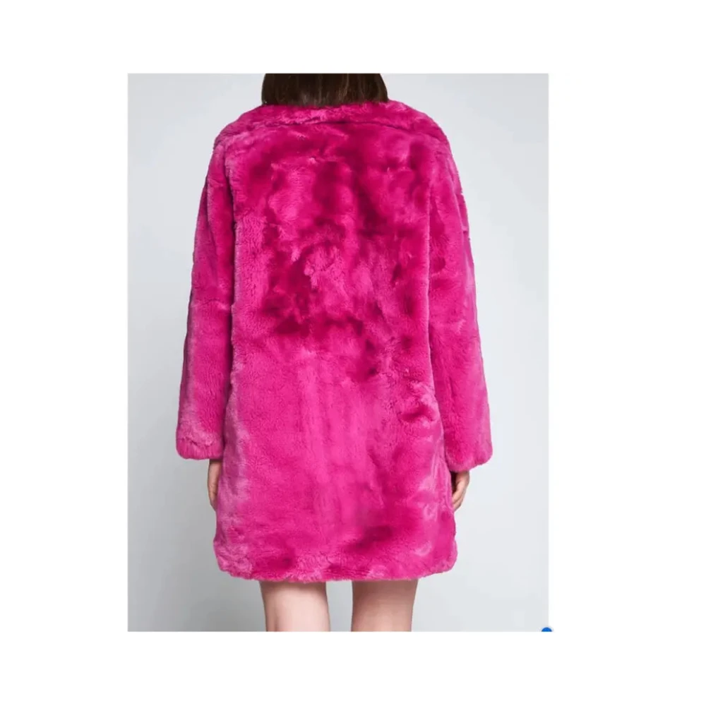 Apparis Shearling Jas Pink Dames