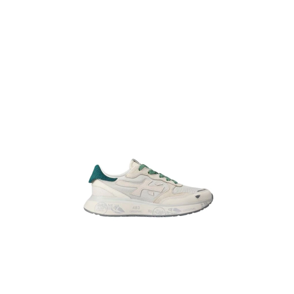 Premiata Moderne Stijl Sneakers Lauryn Dames Schoenen Groen