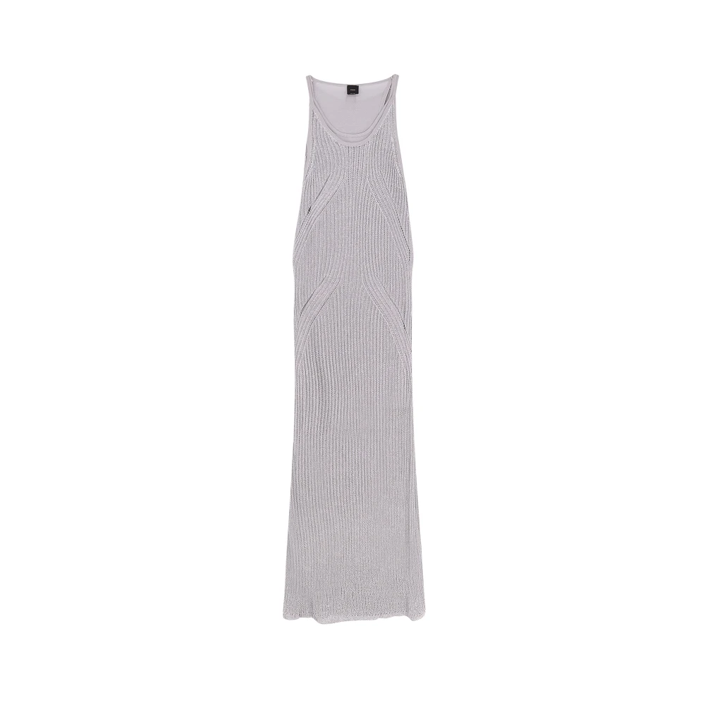 Pinko Vrouw Grijs Kleedjes Dames, M, Maxi Kleedjes