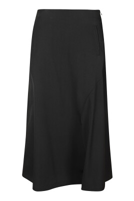 black-wool-gabardine-skirt