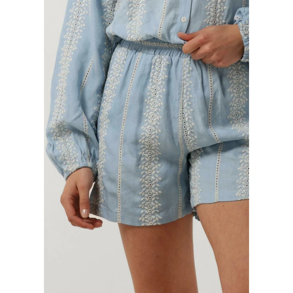 Moscow Blauwe Trendy Shorts voor de Zomer Blue Dames