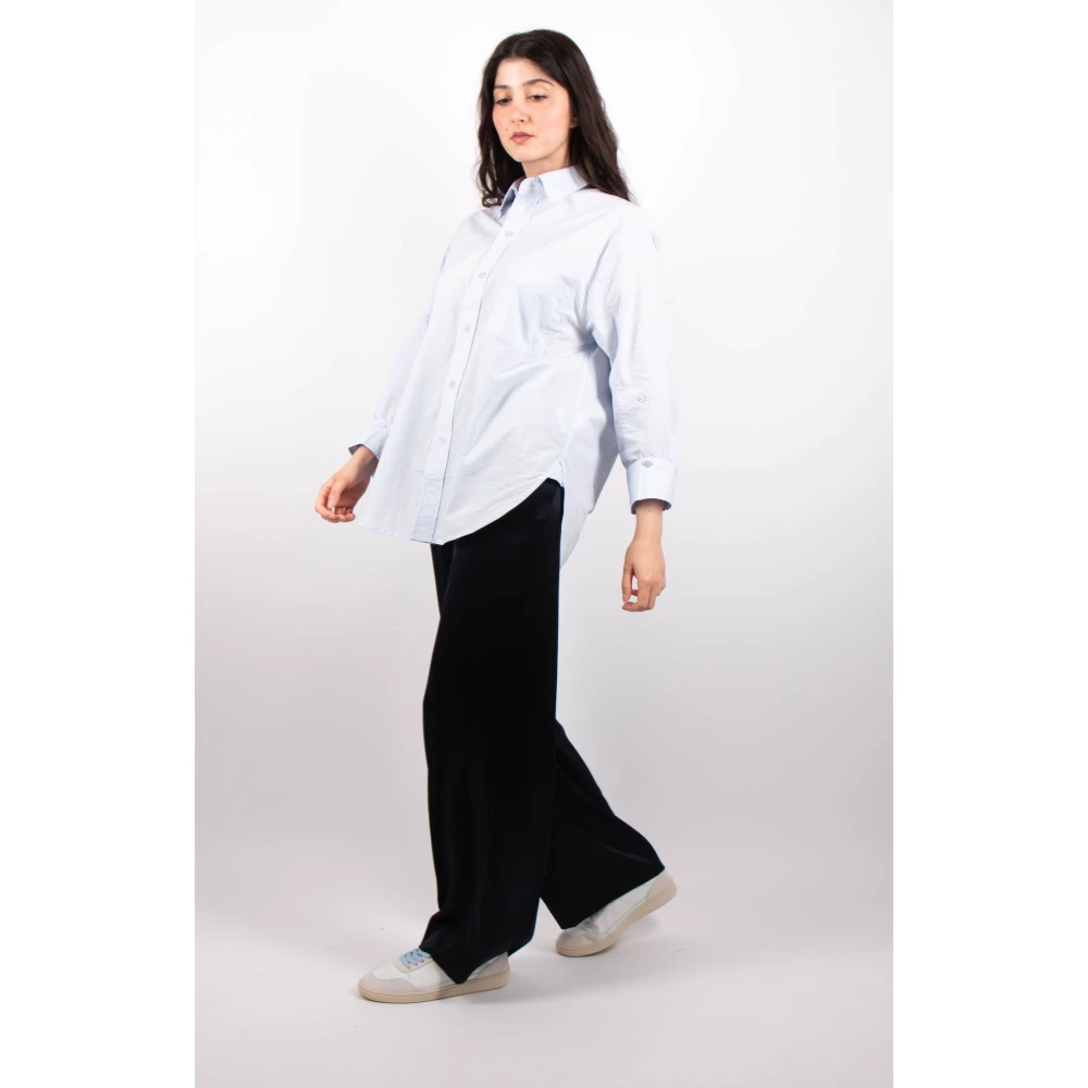Citizens of Humanity Santa Cruz Blouse Stijlvolle Top Blue Dames