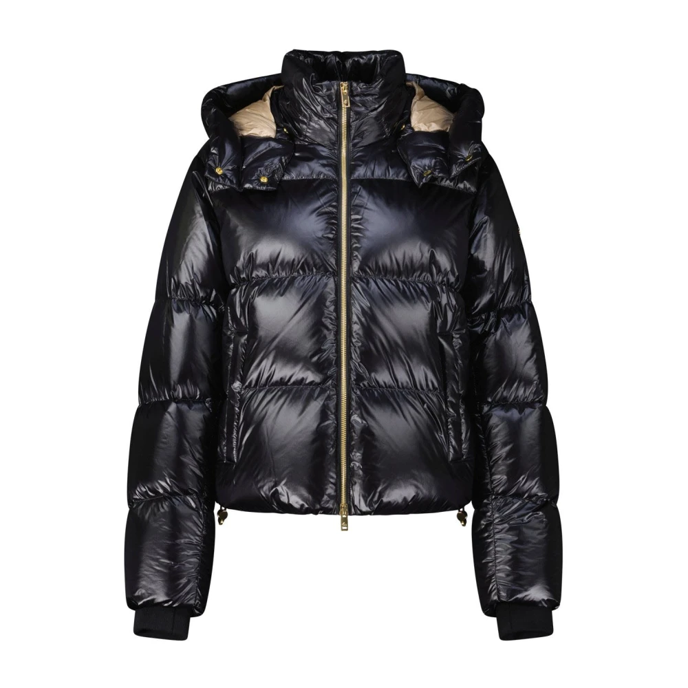 Moose Knuckles Gouden Moonstone Gewatteerde Jas Black Dames