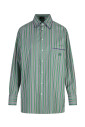 chemise-verte-a-rayures-oversize
