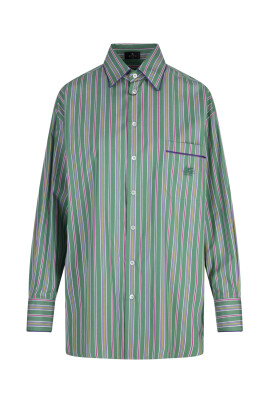 green-oversized-stripe-pattern-shirt